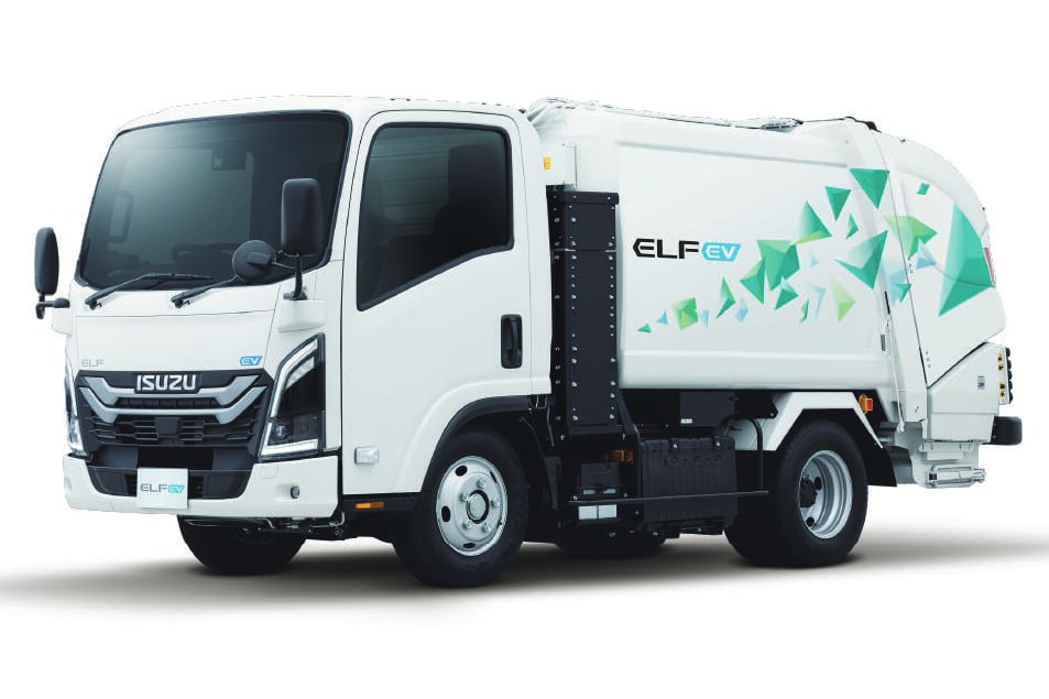 エルフEV塵芥車(ごみ収集車)