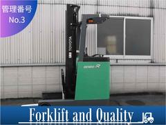 トヨタ　　中古フォークリフト・７ＦＢＲ１５・燃料タイプバッテリー・バッテリーリーチ・最大荷重１．５ｔ・最大揚高４．０ｍ・２段マスト　公道走行可　アワーメーター１４０３０ｈ（トヨタ）