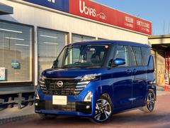 ルークス　ハイウェイスター　Ｇターボ　当社社用車ＵＰ　衝突被害軽減ブレーキ　踏み間違い衝突防止　メモリーナビ　アラウンドビュー　前後ドライブレコーダー　ＥＴＣ２．０　ＬＥＤヘッドライト　ハイビームアシスト　ハンズフリーオートスライドドア（日産）