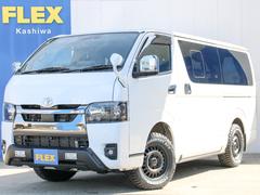 ハイエースバン　スーパーＧＬ　ダークプライムＩＩ　バン　スーパーＧＬ　ダークプライムＩＩ　クリーンディーゼル４ＷＤ　パールホワイト　アルパインＢＩＧ－Ｘ１１ナビ　ＥＴＣ　ドライブレコーダー　ＬＥＤテールランプ　カーゴライト　オフロードパッケージ（トヨタ）