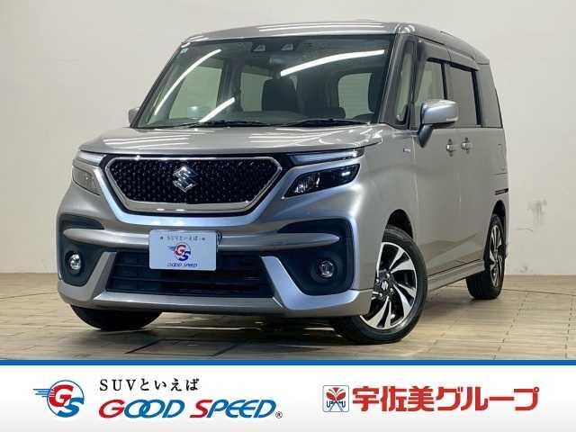 ソリオバンディット(沖縄 中古車) 色:プレミアムシルバーメタリック 支払総額:218.8万円 年式:2021年 走行距離：1.6万km