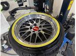 140系マジェスタ 持込タイヤ交換 225/40-18 BBS LM にタイヤ組込　広島市　安佐南区　タイヤ交換　タイヤ持込交換　タイヤ裏組　持込取付