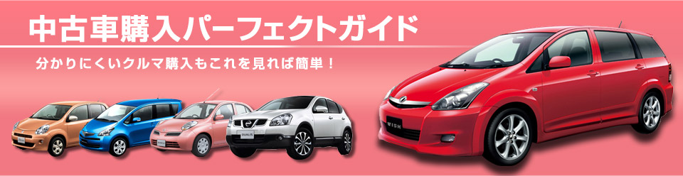 中古車購入パーフェクトガイド 分かりにくいクルマ購入もこれを見れば簡単!